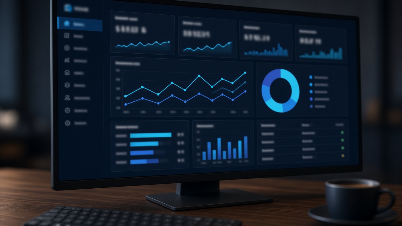 Operations dashboard for attendance, orders and production status
